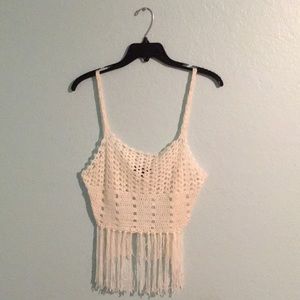 Very J white top/coverup